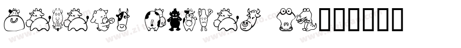 Sakabe Animal 01字体转换
